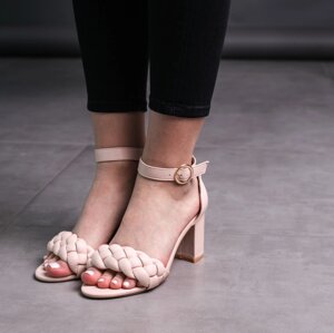 Жіночі сандалії Fashion Hannah 3691 40 Розмір 25,5 см Бежевий