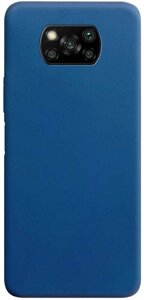 Чехол-накладка TOTO Silicone Full Protection Case Xiaomi Poco X3 Navy Blue