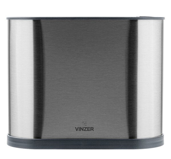 Підставка для ножів та кухонних приналежностей Vinzer Graphite VZ-50233 10х18.5х23 см від компанії Shock km ua - фото 1