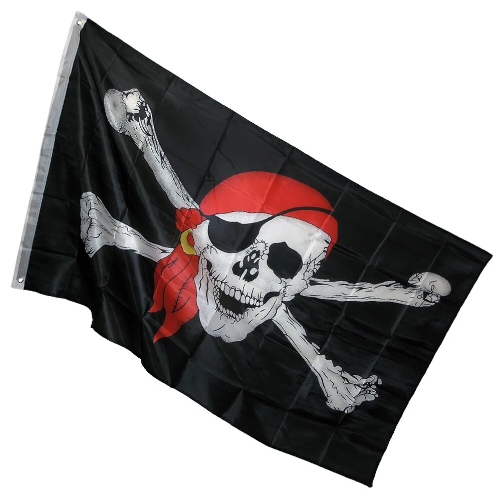 Піратський Прапор 150х90см від компанії Shock km ua - фото 1