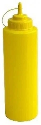 Пластикова пляшка для соусу Forest 513602 360 мл жовта від компанії Shock km ua - фото 1