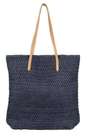 Плетена пляжна сумка, сумка-шопер 2 в 1 Esmara синя від компанії Shock km ua - фото 1