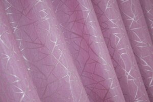 Щільна тканина жаккард "Савана"Висота 2,8 м. Колір рожевий. Код 519ш