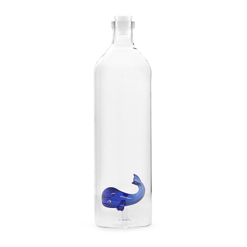 Пляшка Balvi Blue Whale із боросилікатного скла від компанії Shock km ua - фото 1