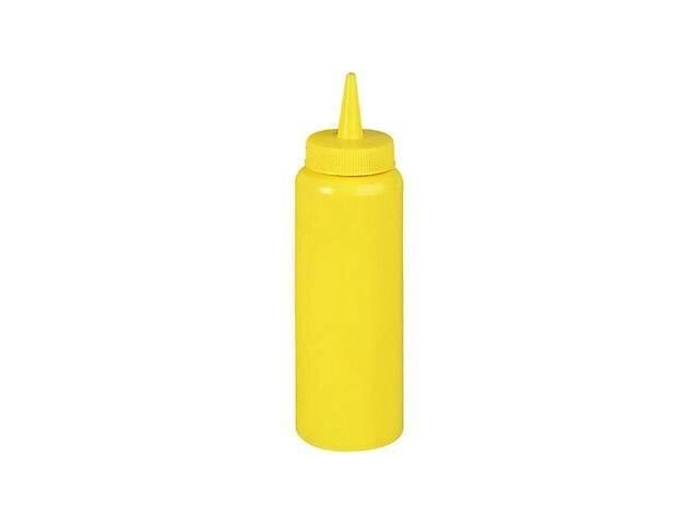 Пляшка для соусу пластикова Forest 502402 220 мл жовта від компанії Shock km ua - фото 1