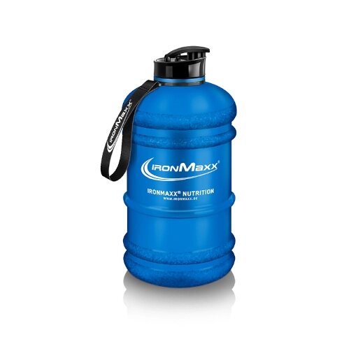 Пляшка IronMaxx Gallon Matt 2.2 л, Blue від компанії Shock km ua - фото 1