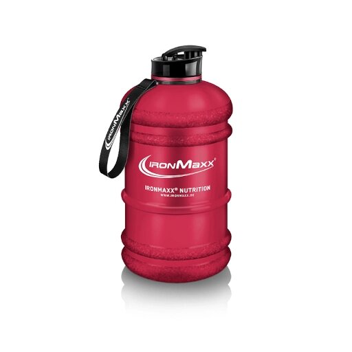Пляшка IronMaxx Gallon Matt 2.2 л, Red від компанії Shock km ua - фото 1