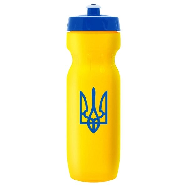 Пляшка Sporter Water bottle UA flag 700 мл, жовтий від компанії Shock km ua - фото 1