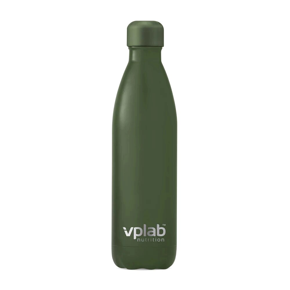 Пляшка VPLab Metal Water Bottle 500 мл, Military від компанії Shock km ua - фото 1