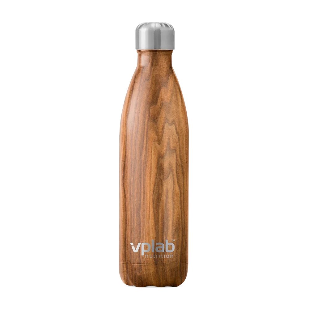Пляшка VPLab Metal Water Bottle 500 мл, Wood від компанії Shock km ua - фото 1