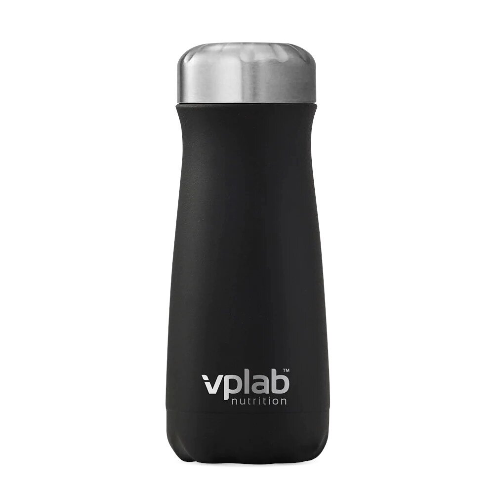 Пляшка VPLab Metal Water Bottle 600 мл, Black від компанії Shock km ua - фото 1