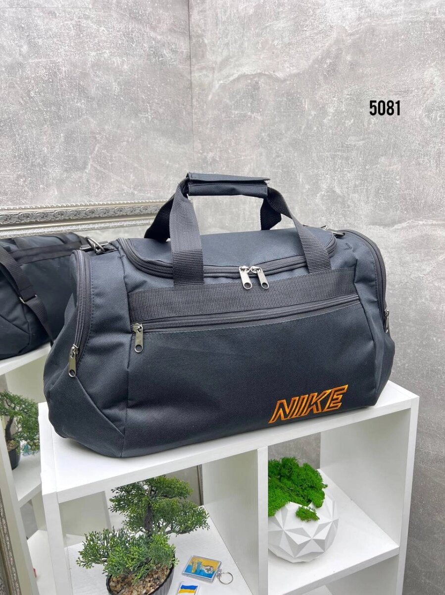 Помаранчевий N - дорожньо-спортивна вмістка сумка на блискавці з безліччю кишенями (5081) від компанії Shock km ua - фото 1