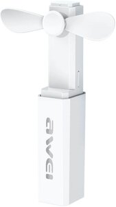 Портативний вентилятор AWEI F5 Pocket Fan White