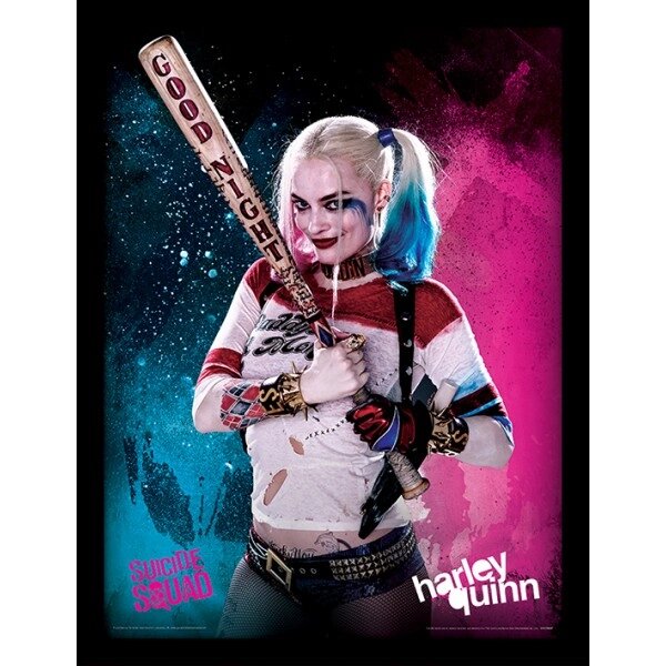 Постер у рамі Suicide Squad (Harley Quinn) 30 х 40 см від компанії Shock km ua - фото 1