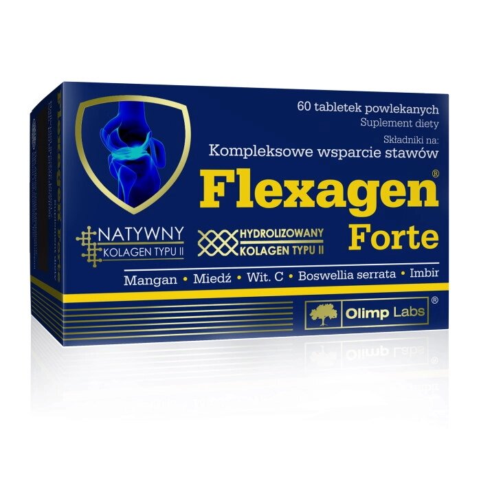 Препарат для суглобів і зв'язок Olimp Flexagen Forte, 60 таблеток від компанії Shock km ua - фото 1