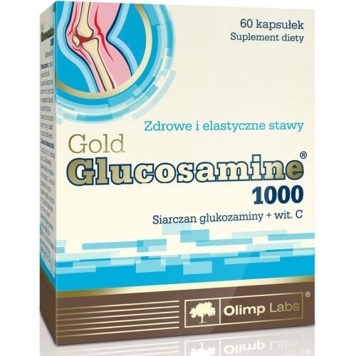 Препарат для суглобів і зв'язок Olimp Gold Glucosamine 1000, 60 капсул від компанії Shock km ua - фото 1