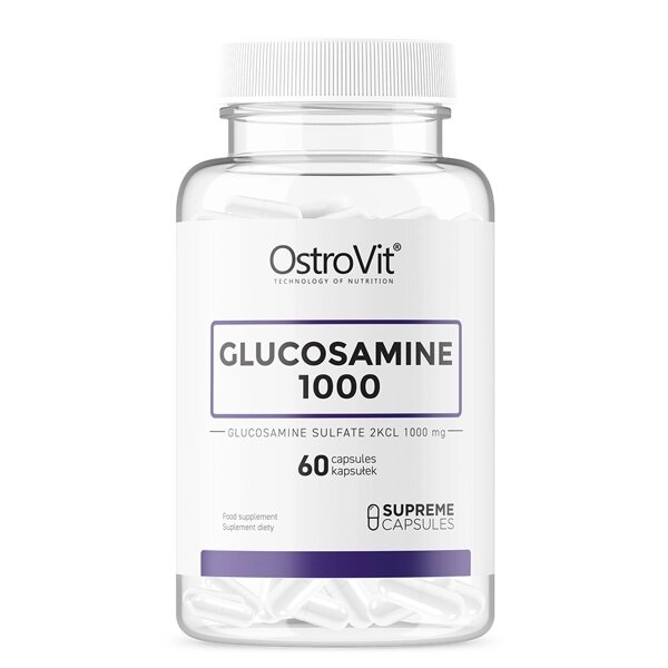 Препарат для суглобів і зв'язок OstroVit Glucosamine 1000, 60 капсул від компанії Shock km ua - фото 1