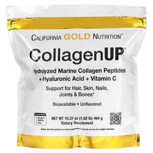 Препарат для суглобів і зв'язок California Gold Nutrition CollagenUP, 464 грам