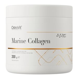 Препарат для суглобів і зв'язок OstroVit Marine Collagen, 200 грам Чорна смородина