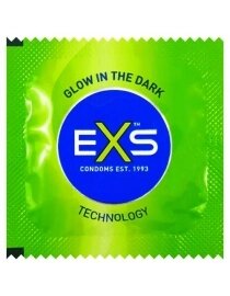 Презерватив EXS світиться у темряві (по 1 шт) від компанії Shock km ua - фото 1