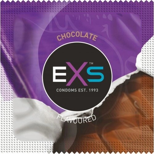 Презервативи EXS Chocolate (по 1 шт) від компанії Shock km ua - фото 1
