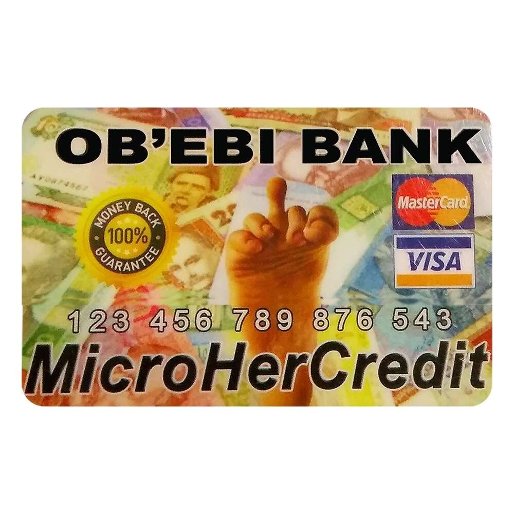 Прикольна кредитка Ob'ebi Bank від компанії Shock km ua - фото 1