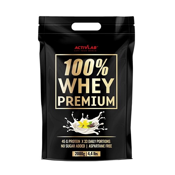 Протеїн Activlab 100% Whey Premium, 2 кг Ваніль від компанії Shock km ua - фото 1