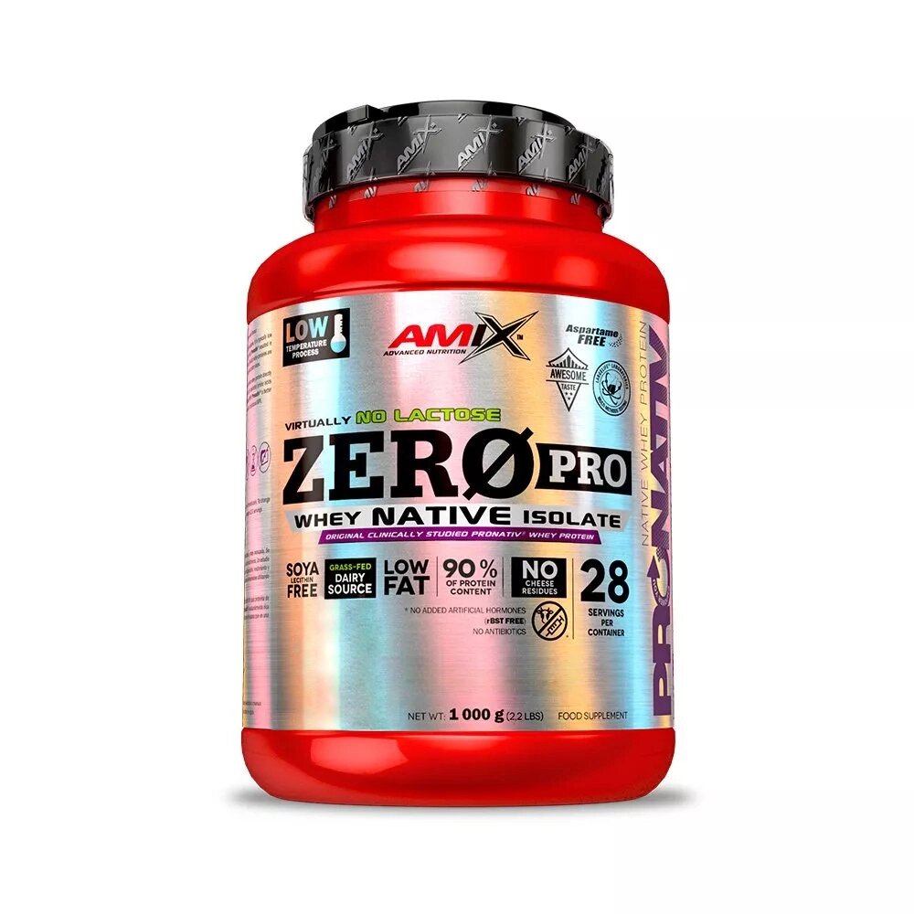 Протеїн Amix Nutrition ZeroPro Protein, 1 кг Подвійний голландський шоколад від компанії Shock km ua - фото 1