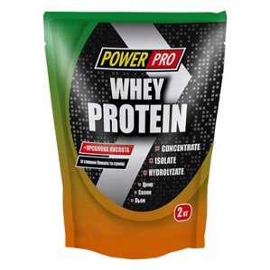 Протеїн Power Pro Whey Protein 2 кг Банан-суниця