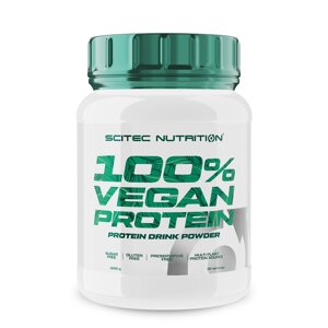 Протеїн Scitec 100% Vegan Protein, 1 кг Лісовий горіх-волоський горіх