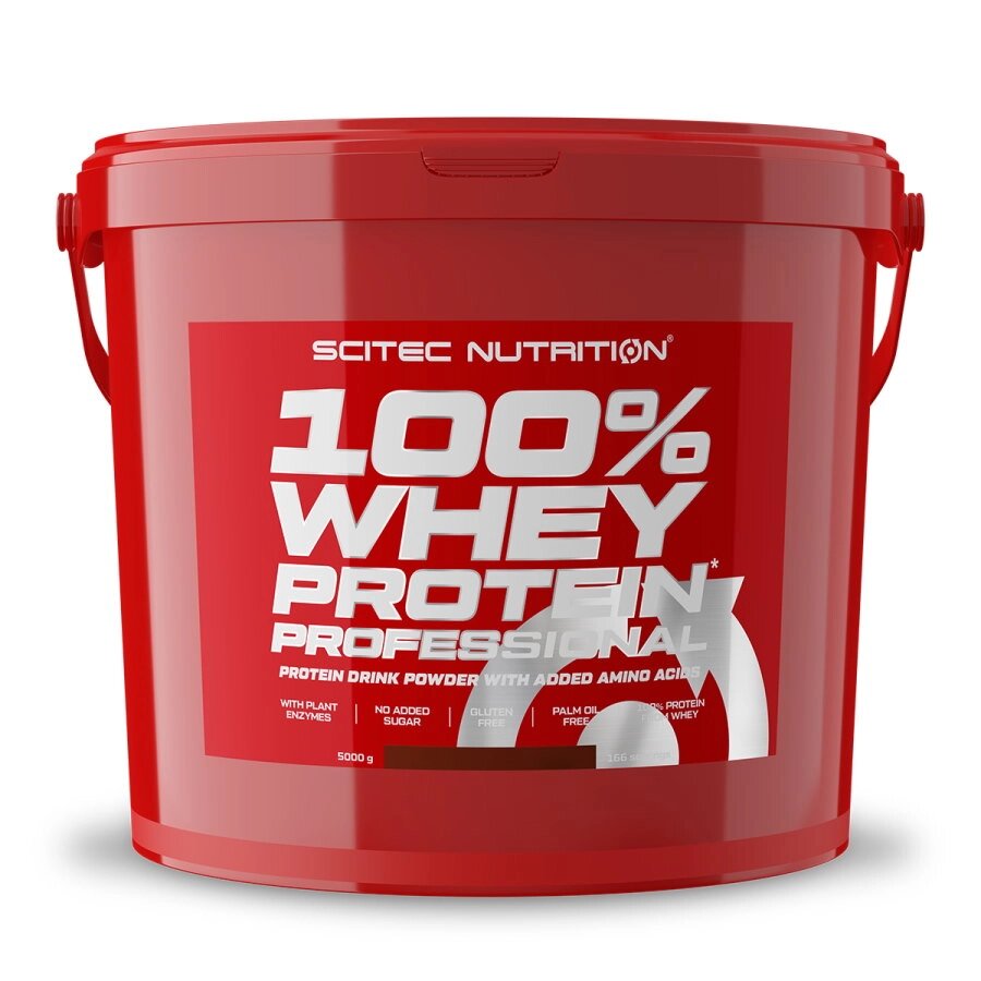 Протеїн Scitec 100% Whey Protein Professional, 5 кг Білий шоколад-полуниця від компанії Shock km ua - фото 1