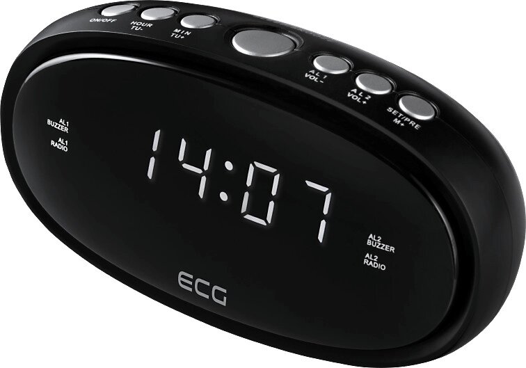 Радіо-годинник ECG RB-010-Black від компанії Shock km ua - фото 1