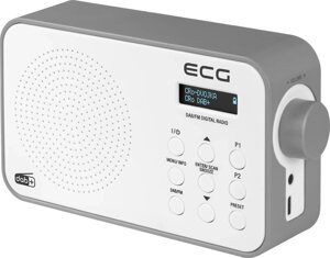 Радіоприймач ECG RD-110-DAB-Black 16х5.6х9.6 см чорний