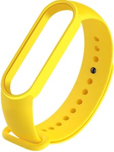 Ремешок UWatch Replacement Silicone Band For Xiaomi Mi Band 5/6/7 Yellow
