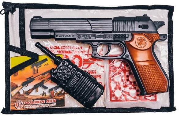 Револьвер у наборі Golden Gun G-252 від компанії Shock km ua - фото 1