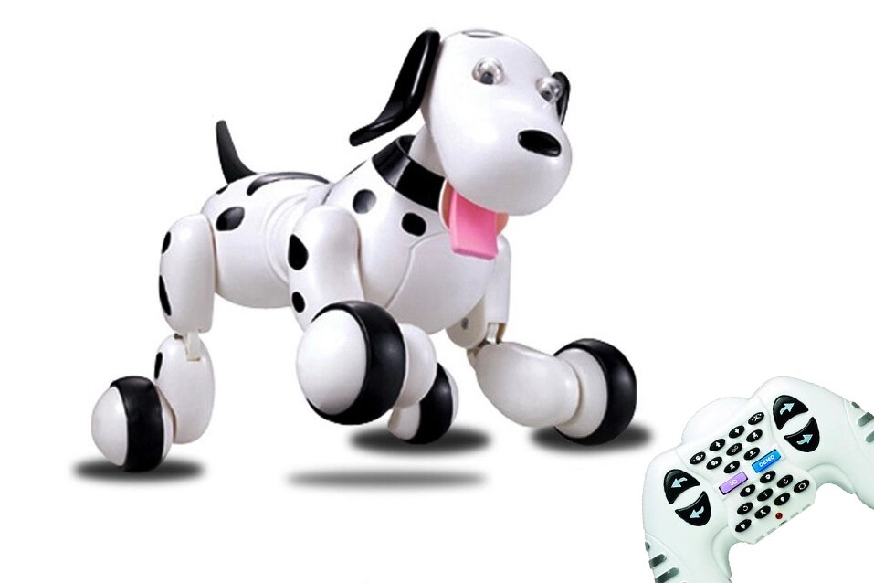 Робот собака на радиоуправлінні Happy Cow Smart Dog (чорний) від компанії Shock km ua - фото 1