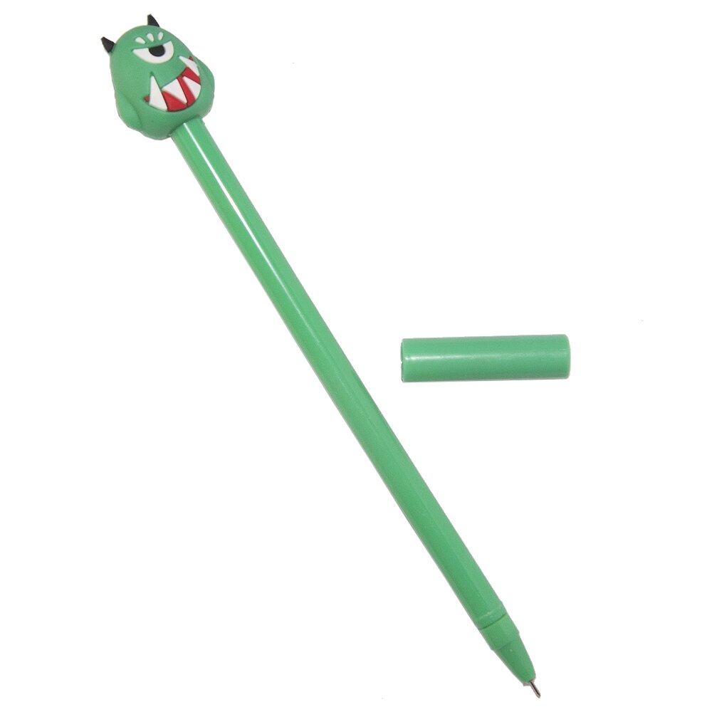 Ручка кулькова Монстрік (зелений) сувенір від компанії Shock km ua - фото 1