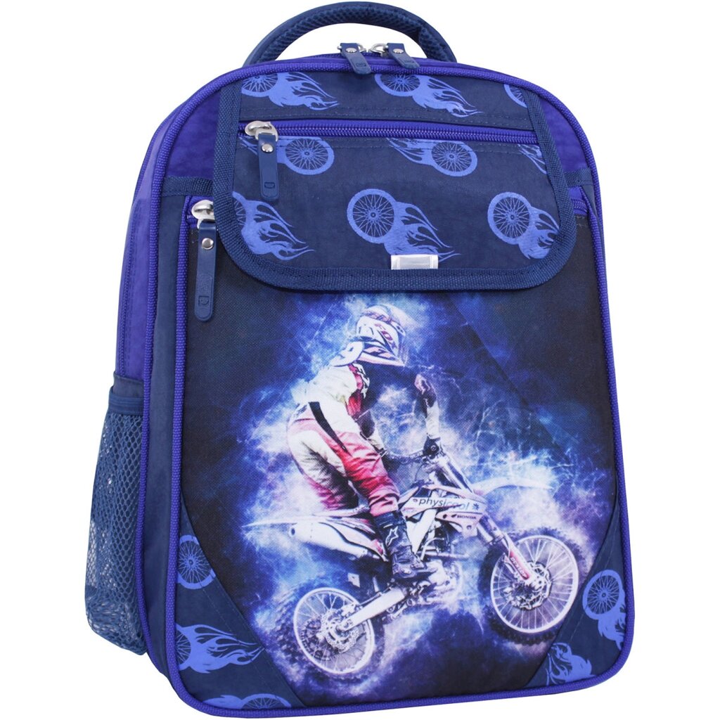 Рюкзак шкільний Bagland Відмінник 20 л. 225 синій 507 (0058070) від компанії Shock km ua - фото 1