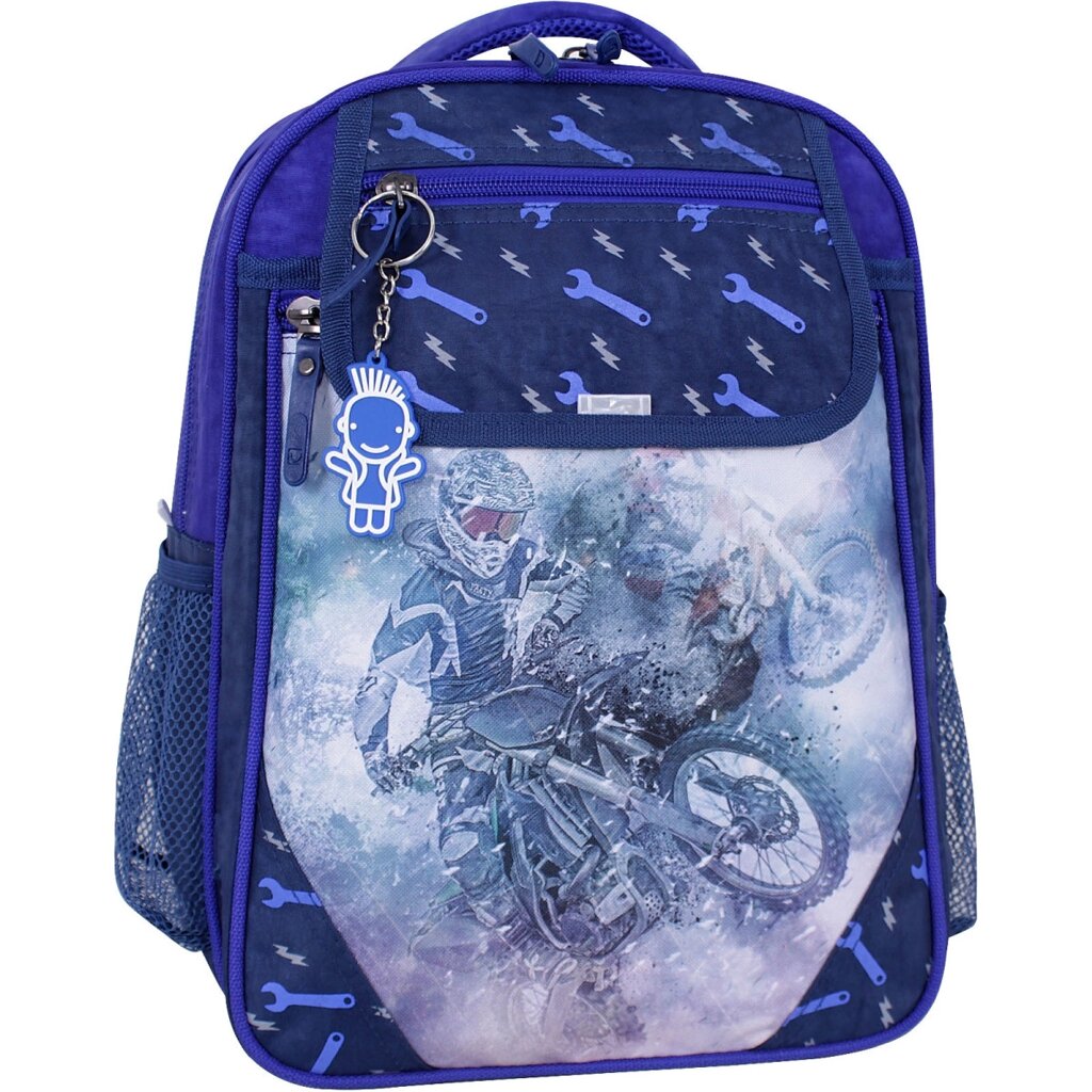 Рюкзак шкільний Bagland Відмінник 20 л. 225 синій 534 (0058070) від компанії Shock km ua - фото 1