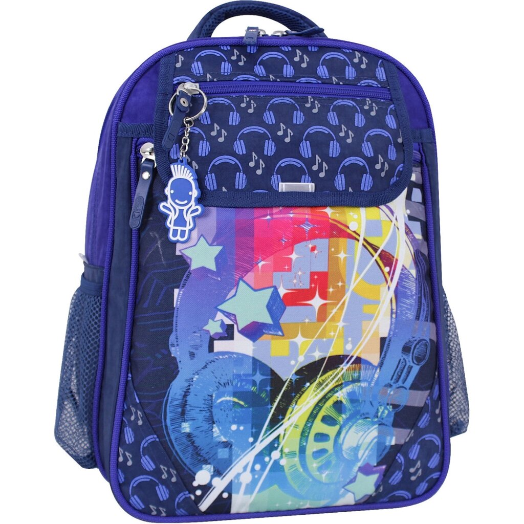 Рюкзак шкільний Bagland Відмінник 20 л. 225 синій 614 (0058070) від компанії Shock km ua - фото 1