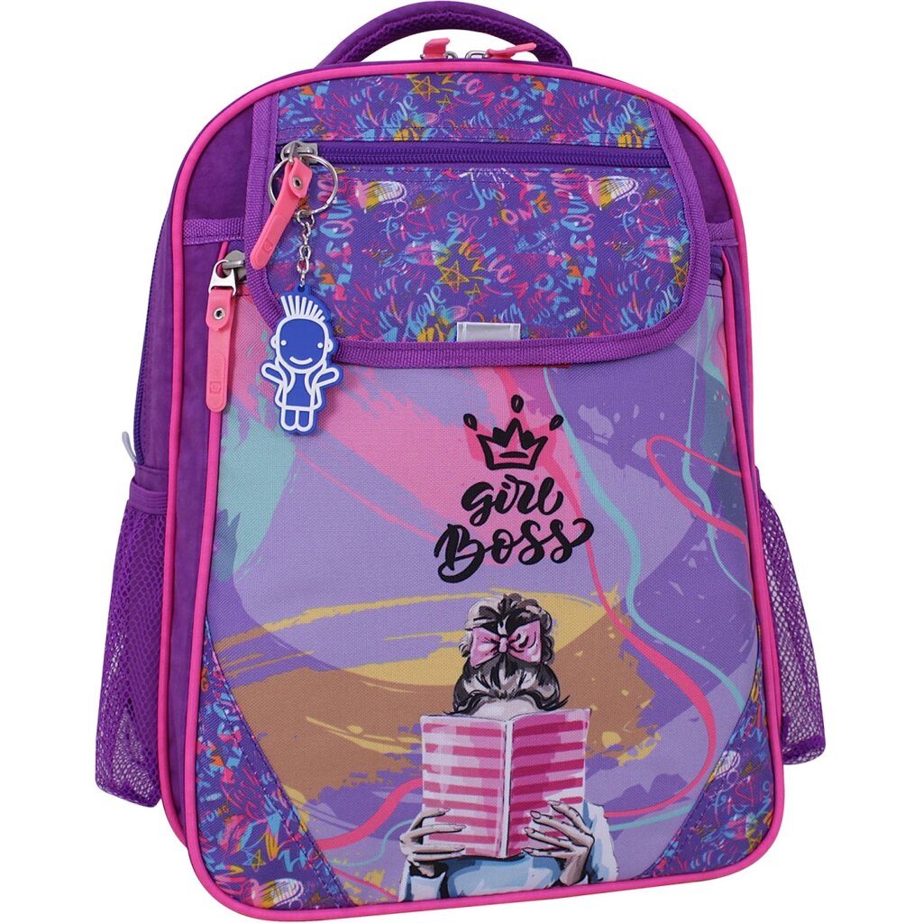 Рюкзак шкільний Bagland Відмінник 20 л. фіолетовий 1080 (0058070) від компанії Shock km ua - фото 1