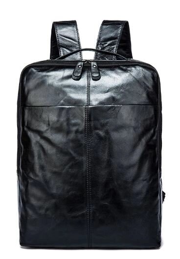Рюкзак шкіряний під ноутбук Vintage 14845 Чорний від компанії Shock km ua - фото 1