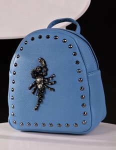 Рюкзак жіночий блакитний код 7-69
