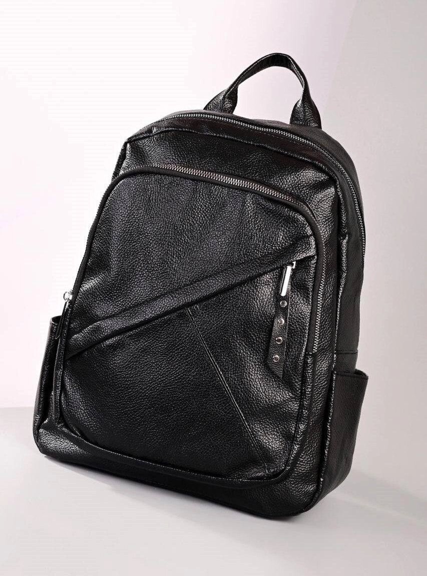 Рюкзак жіночий чорний код 7-771 від компанії Shock km ua - фото 1