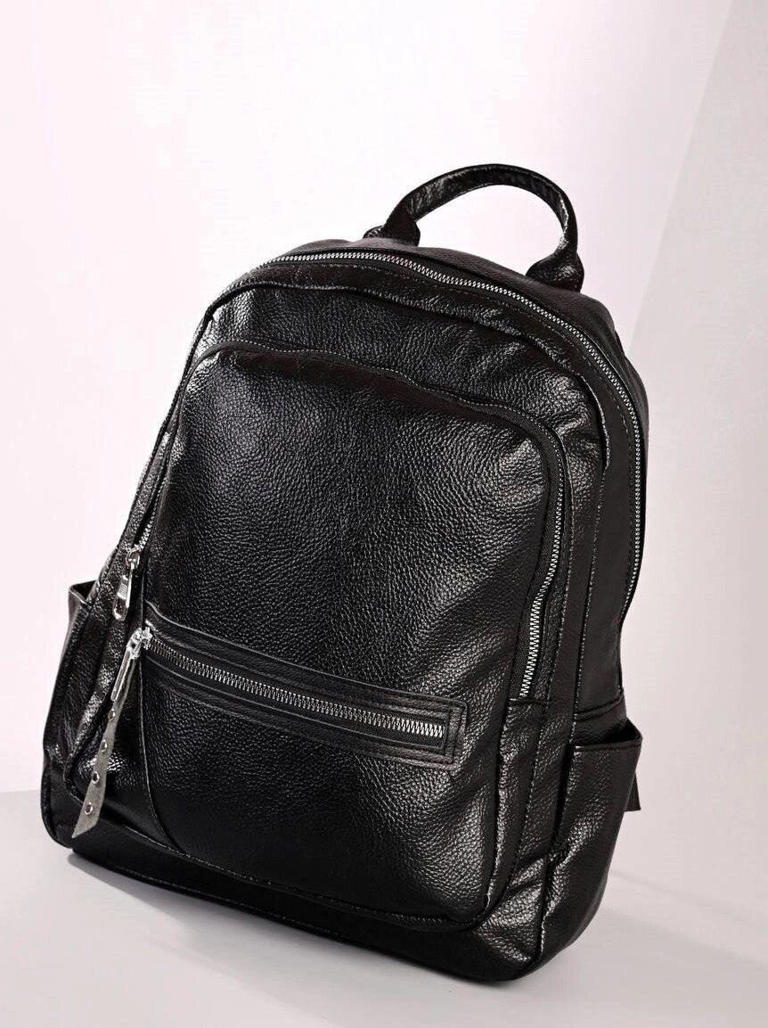 Рюкзак жіночий чорний код 7-773 від компанії Shock km ua - фото 1