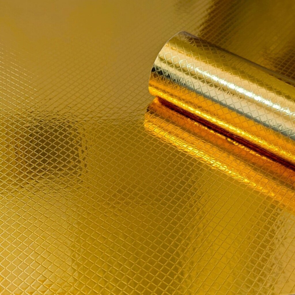 Самоклеюча плівка ромби золото 0,40х10м SW-00000800 від компанії Shock km ua - фото 1