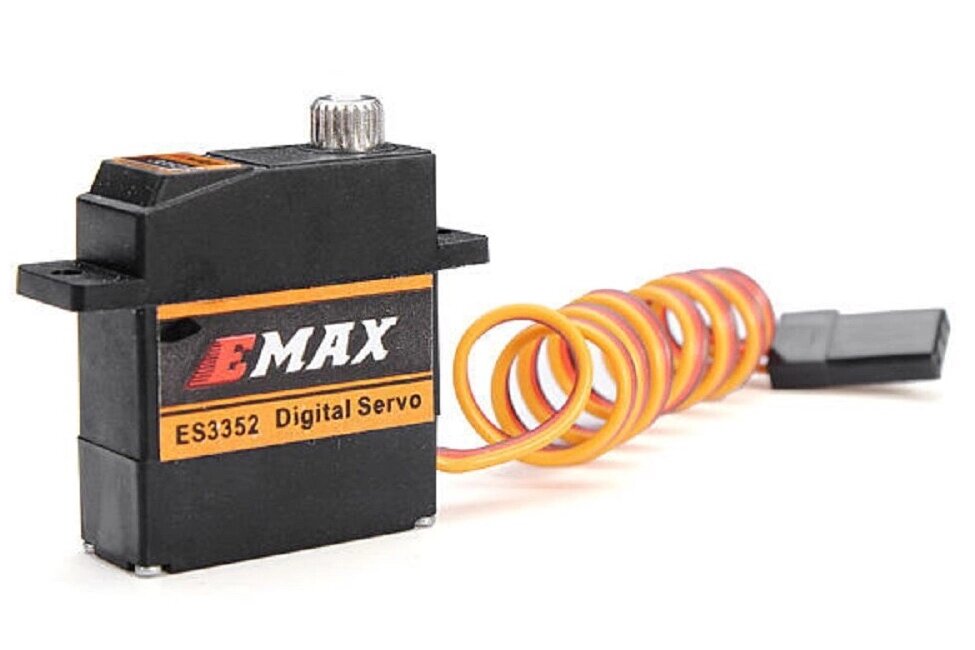 Сервопривід мікро 12.4г Emax ES3352 2,8кг/0,10сек 21T цифровий від компанії Shock km ua - фото 1