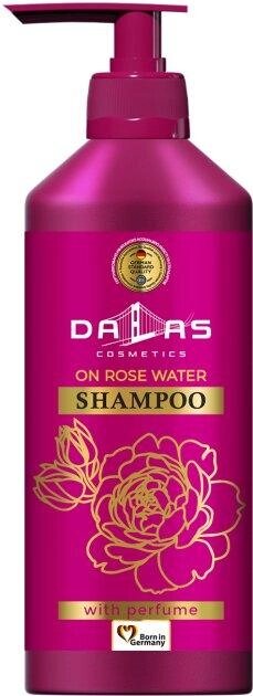 Шампунь для зміцнення і зростання волосся на рожевій воді Dalas 721426 500 мл від компанії Shock km ua - фото 1