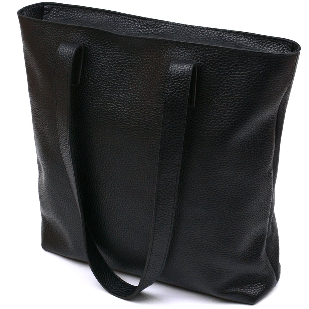 Шкіряна універсальна жіноча сумка Shvigel 16354 Чорний від компанії Shock km ua - фото 1