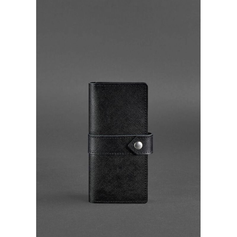 Шкіряне портмоне 3.1 чорне Blackwood від компанії Shock km ua - фото 1